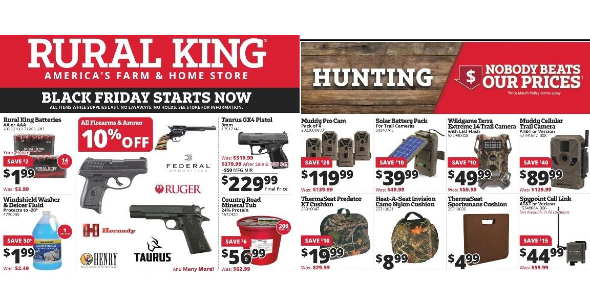 Rural King Black Friday 2022 Sale gun.deals